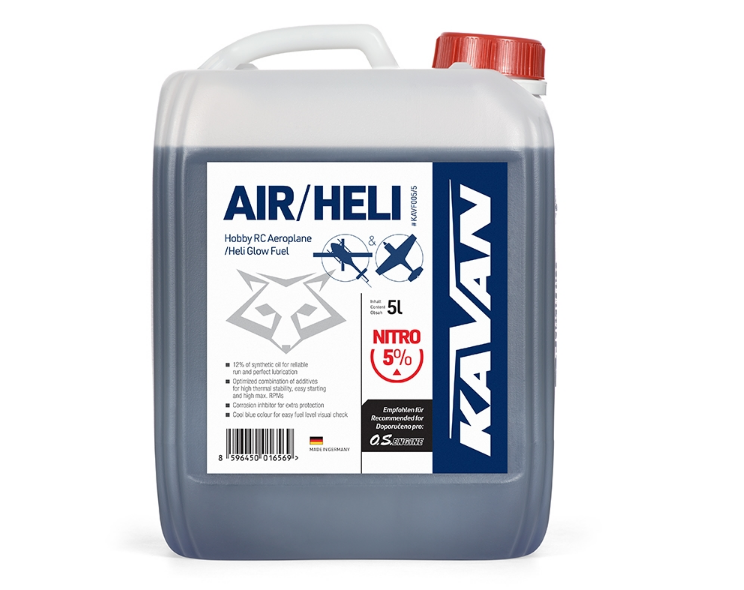 Combustible Glow "KAVAN" air/heli 5% nitro
